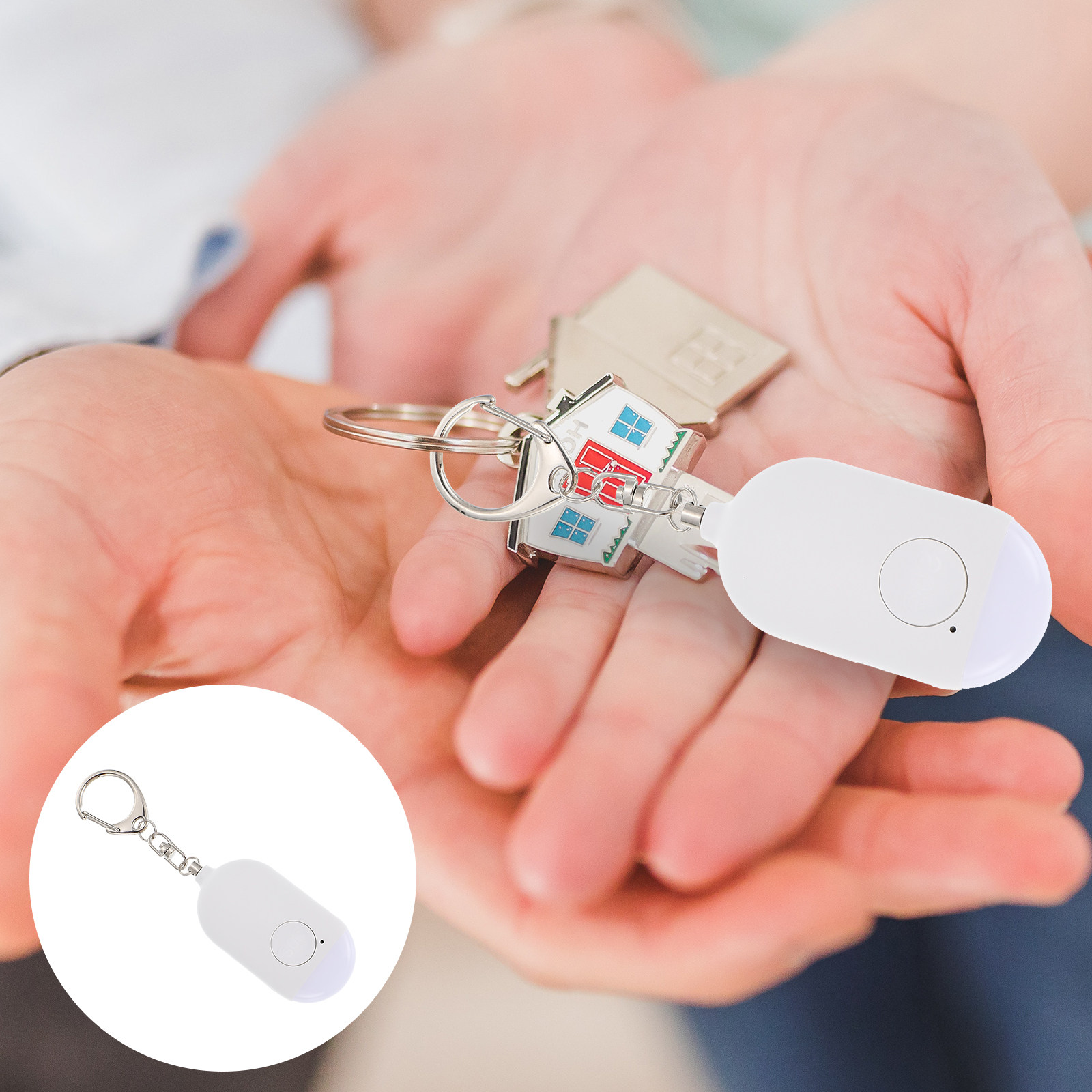 1Set Personal Alarm Rechargeab - Personal Alarm Keychain 评论和价格