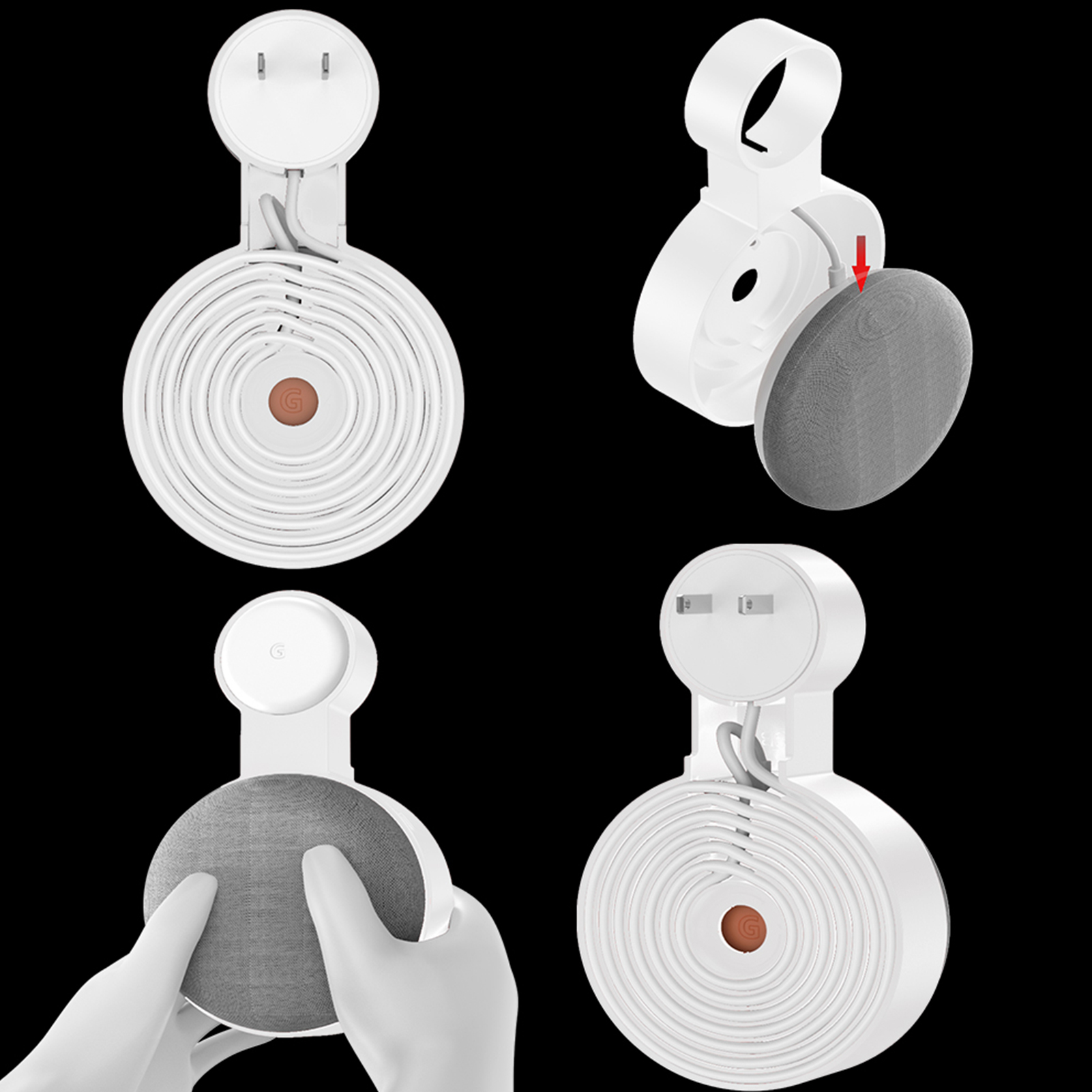 Outlet Wall Mount Holder Brack - Google Speaker Nest Mini 评论和价格