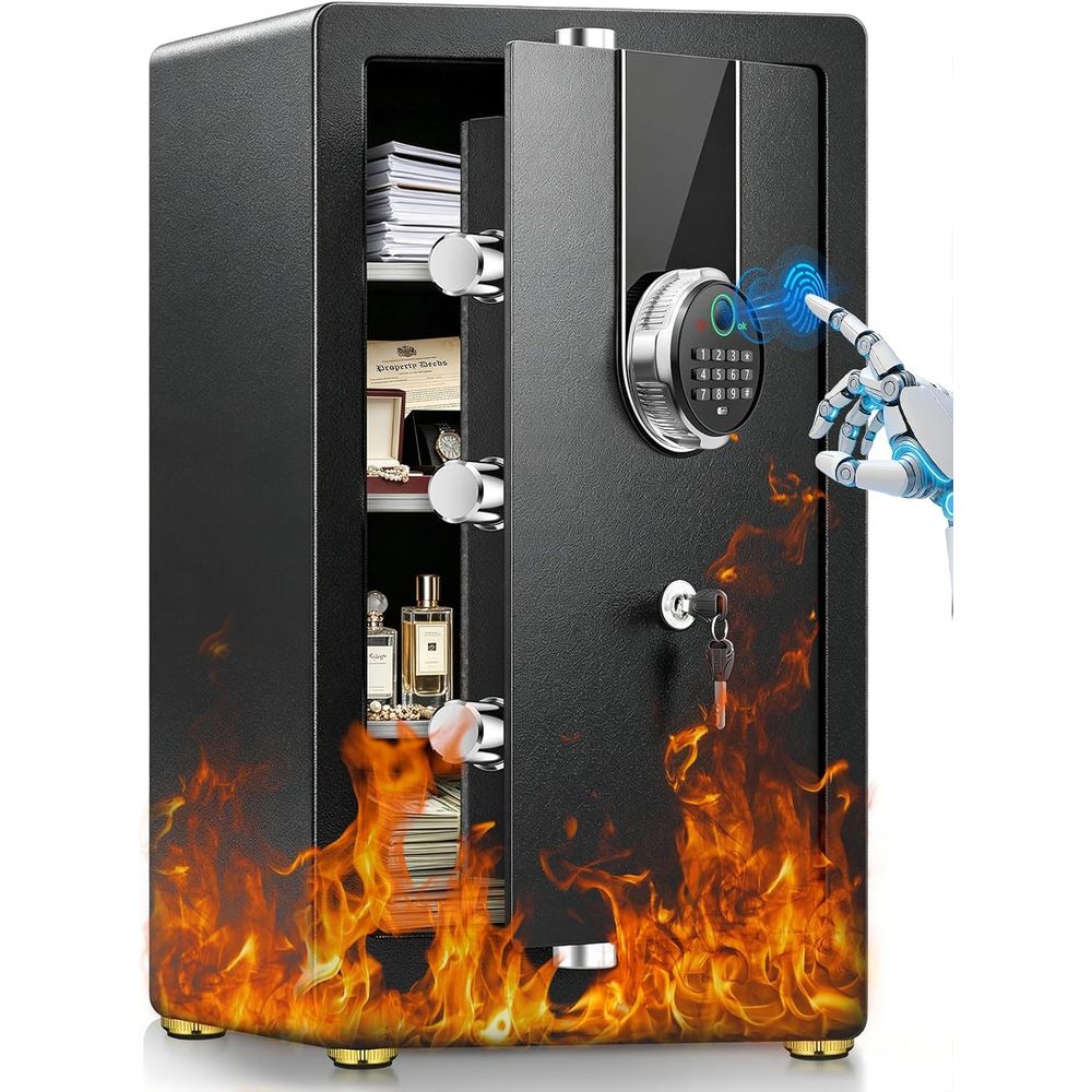 Large Biometric Safe with 35 M - Fire Safe Document 评论和价格