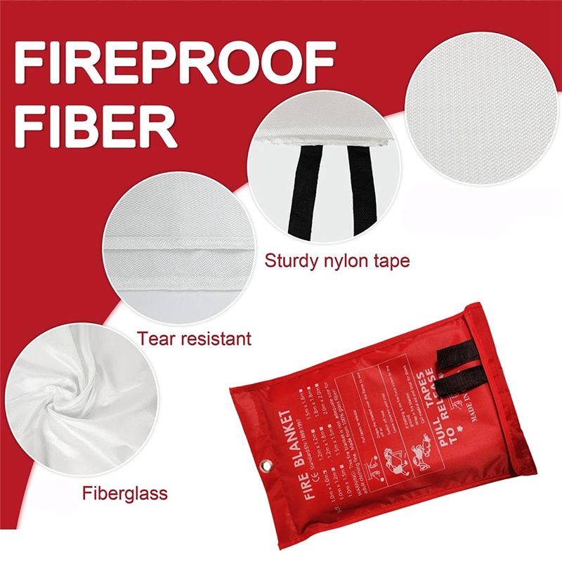Promotion Day 2PCS Emergency F - Fire Blanket Kitchen 评论和价格