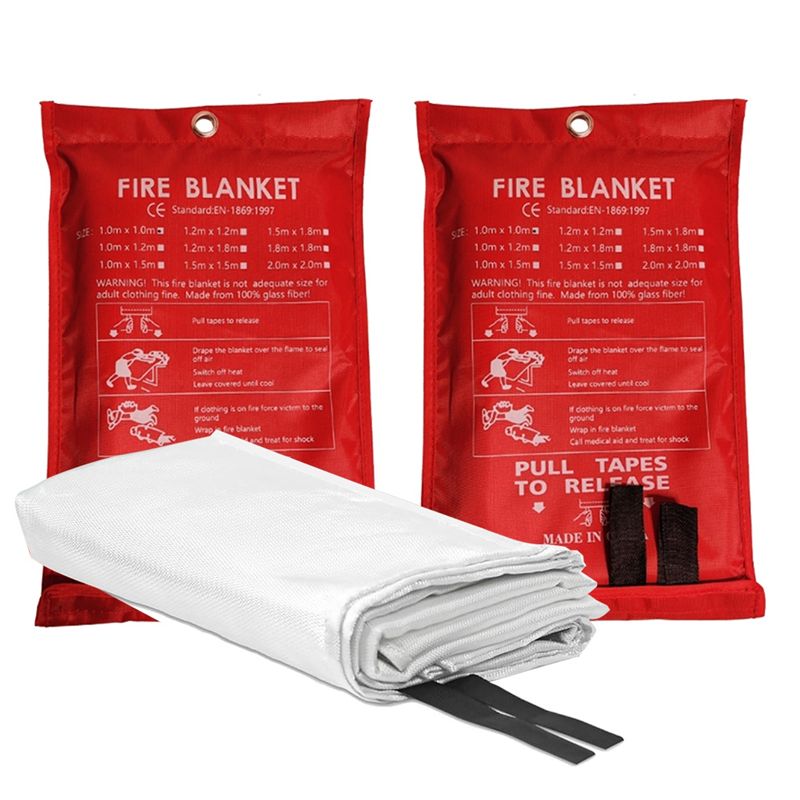 Promotion Day 2PCS Emergency F - Fire Blanket Kitchen 评论和价格