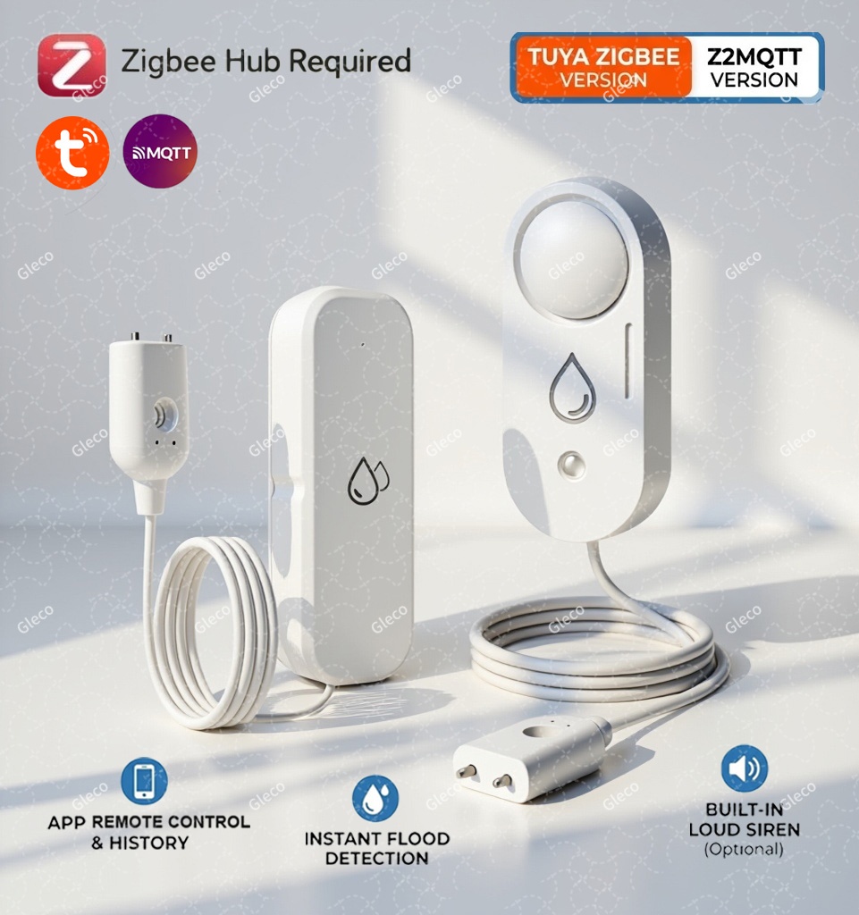Zigbee Water Leak Sensor Flood - Water Alarm Sensor 评论和价格