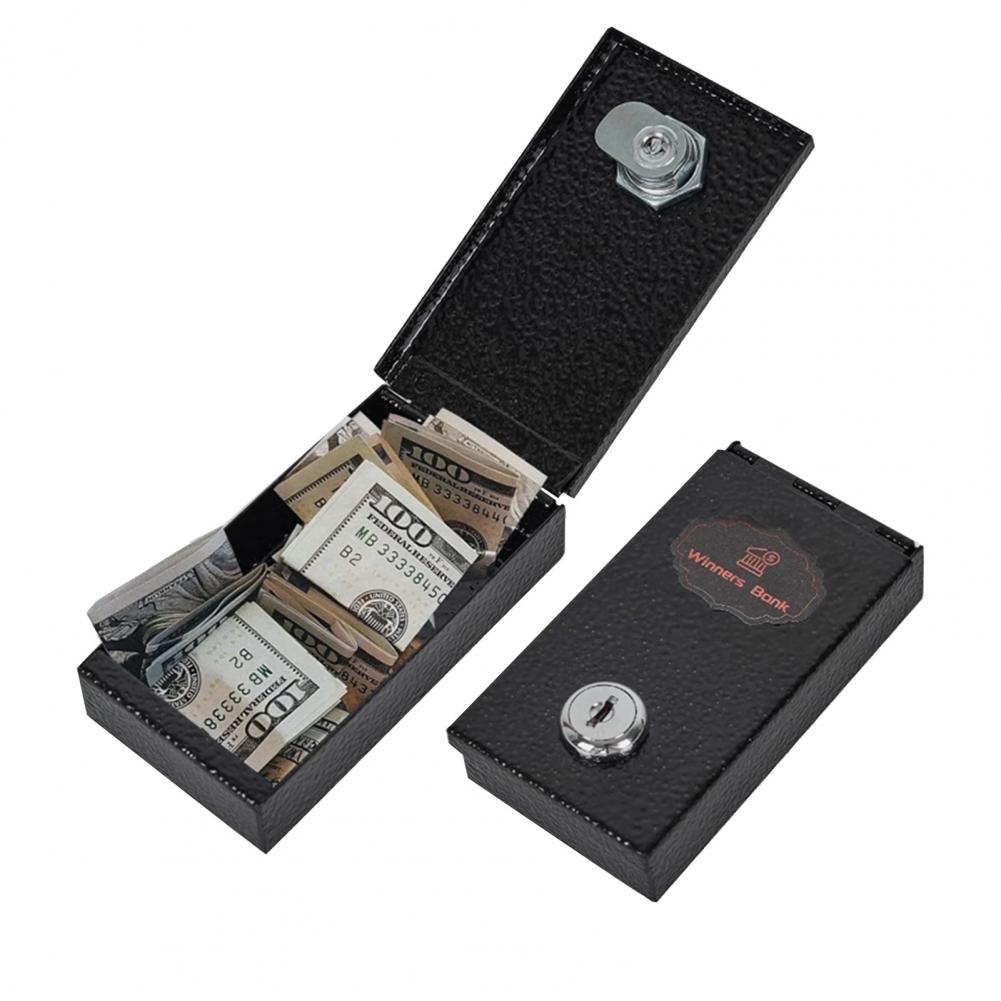 Metal Cash Box Portable Metal  - Lockbox Key Secure 评论和价格