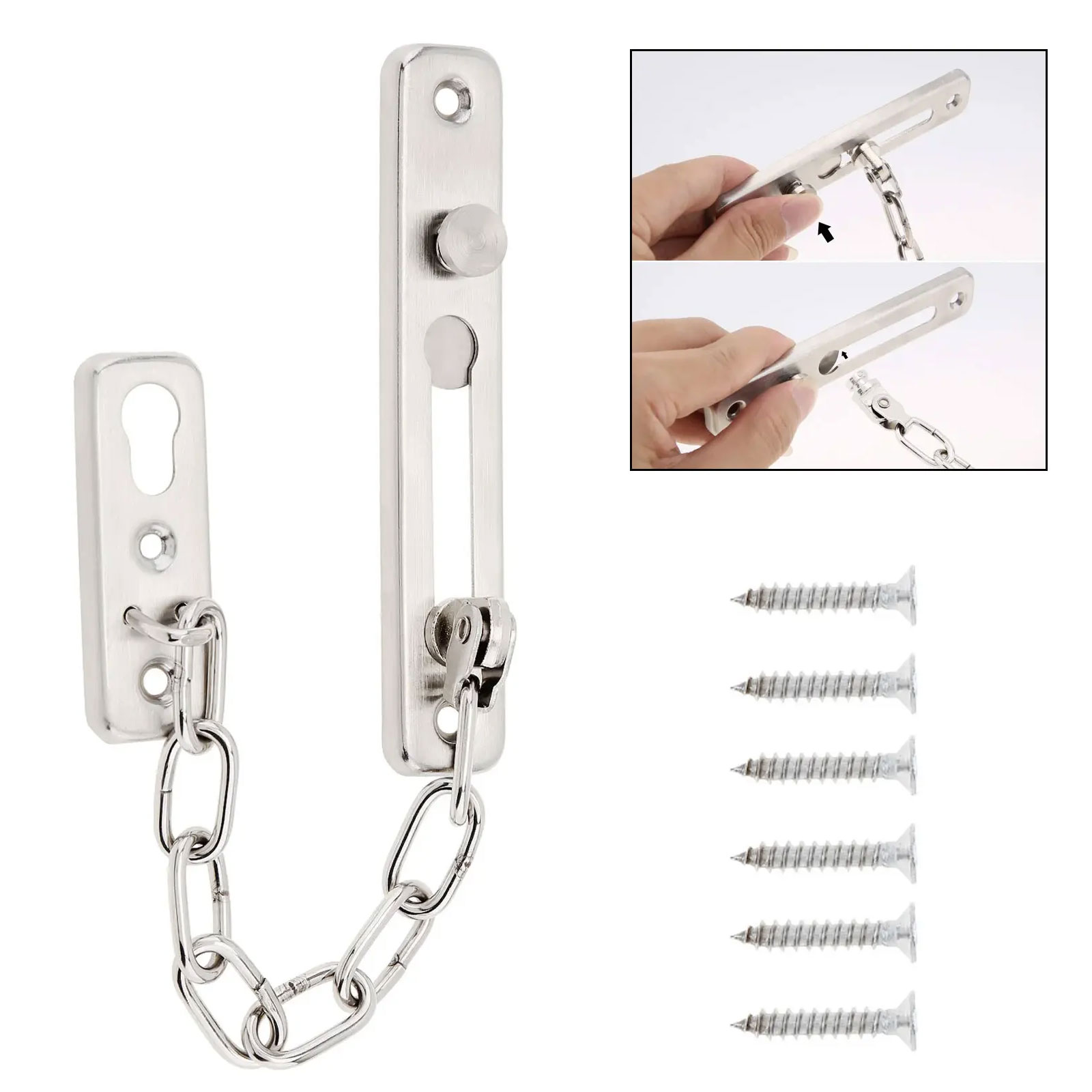 Solid Security Door Sliding Ch - Security Chain Door 评论和价格