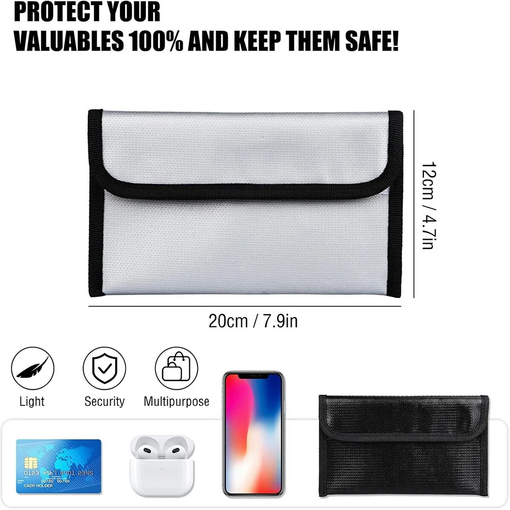 20x12cm Fireproof Waterproof S - Fire Safe Document 评论和价格