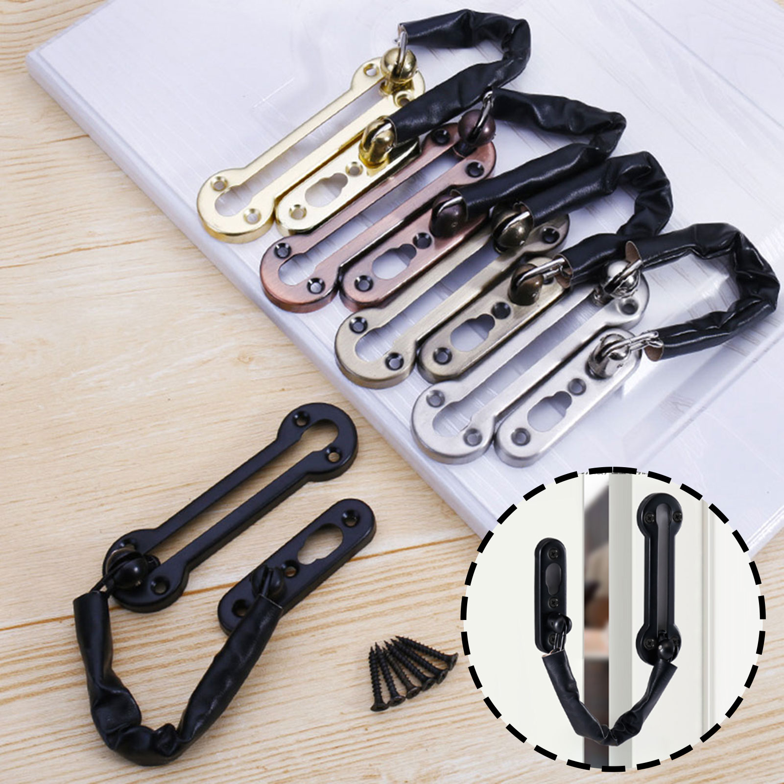 Anti-Theft Chain Door Lock Doo - Security Chain Door 评论和价格