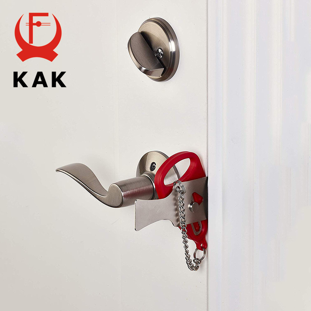 KAK Portable Door Lock Keyless - Security Chain Door 评论和价格