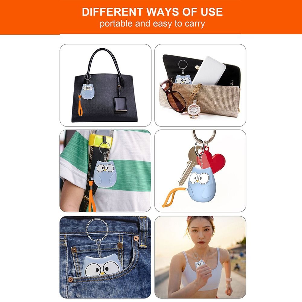 Mini Anti-attack Self Defense  - Personal Alarm Keychain 评论和价格