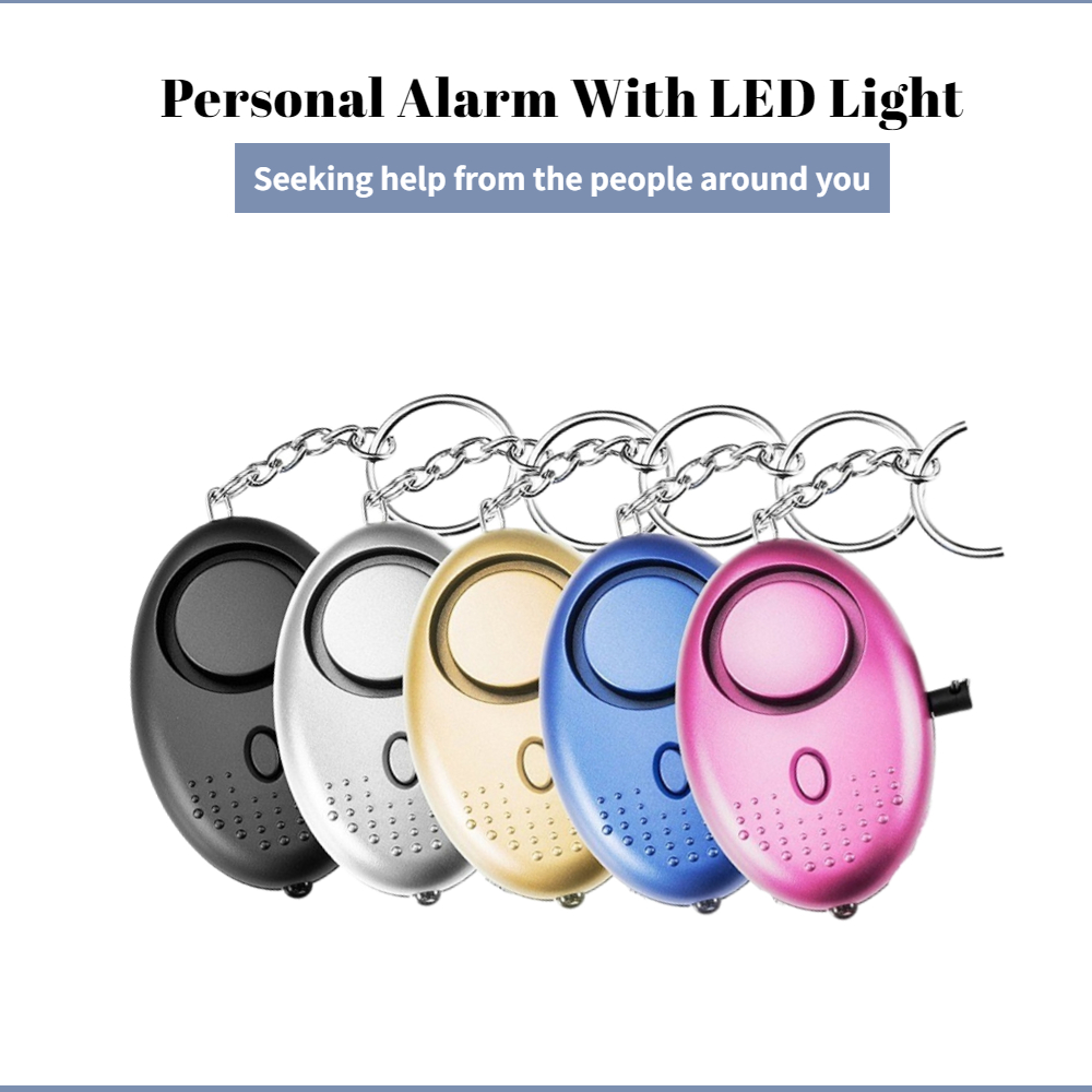 130dB Self Defense Alarm Anti- - Personal Alarm Keychain 评论和价格