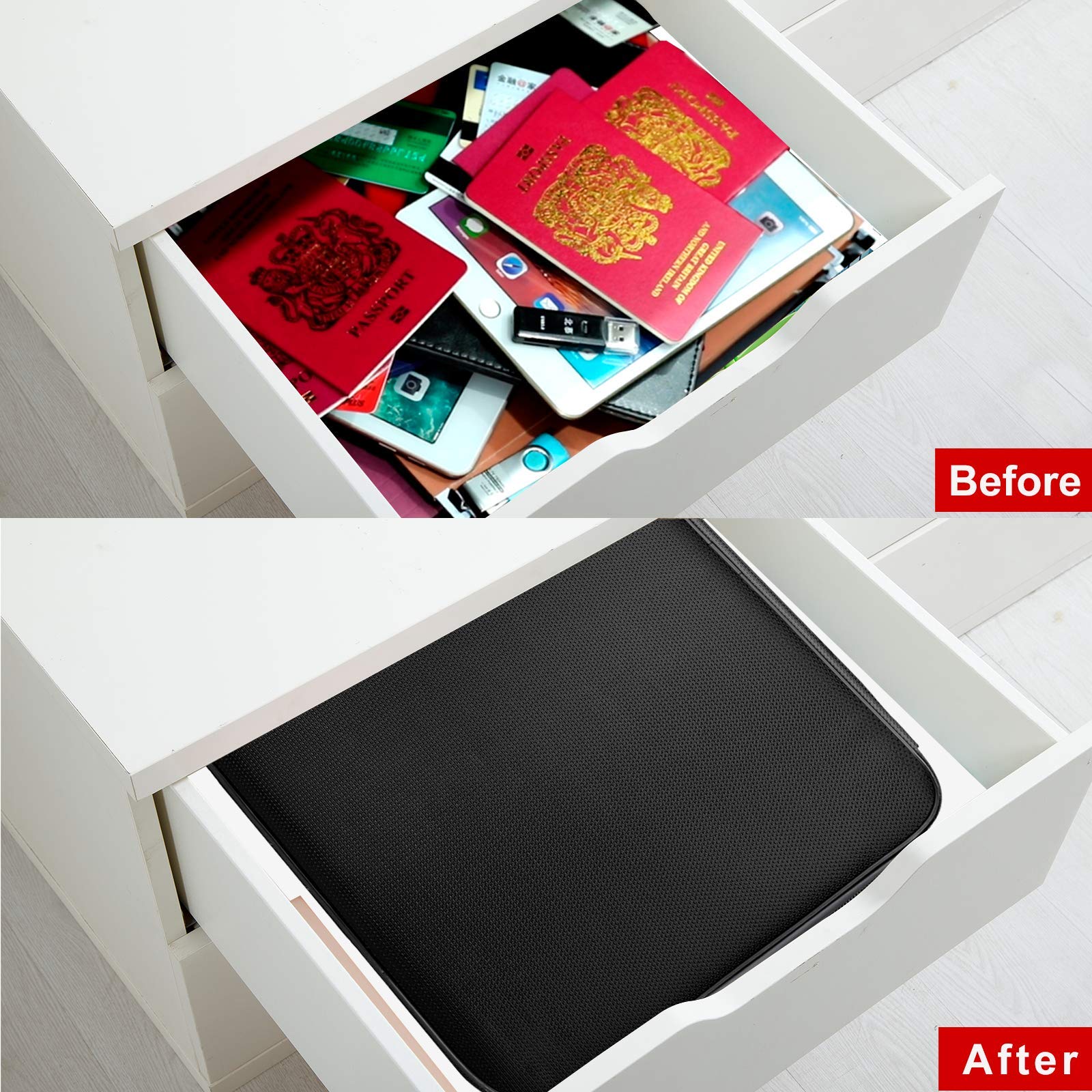 Fireproof Document Box Water-r - Fire Safe Document 评论和价格