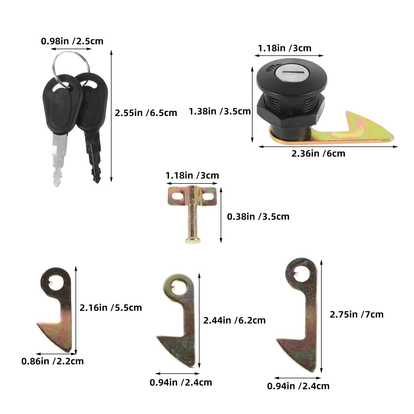 2Set Electric Motorcycle Trunk - Lockbox Key Secure 评论和价格