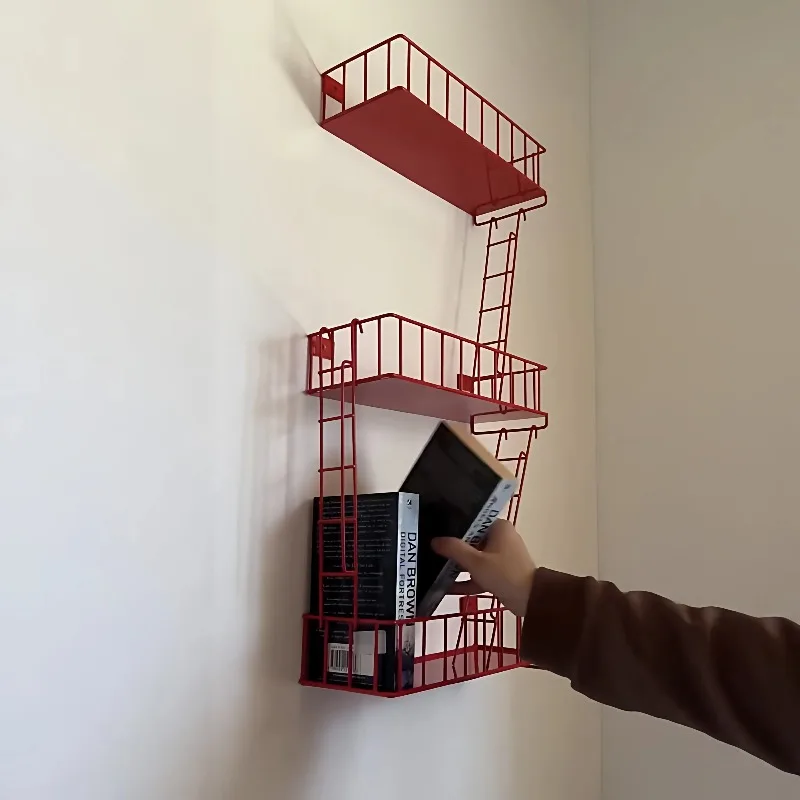 Fire Escape Wall Shelf, 3-Tier - Fire Escape Ladder 评论和价格